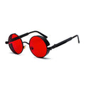 Óculos de Sol Redondo Retrô Steampunk Masculino